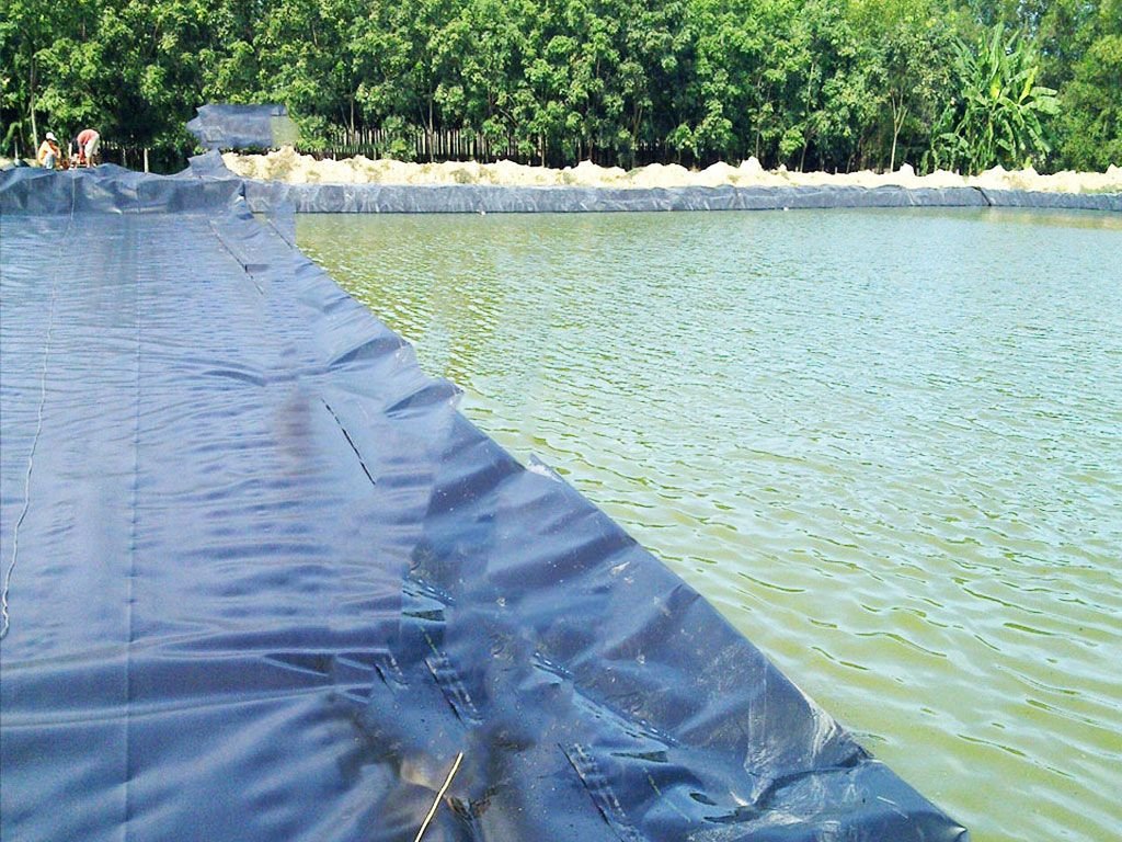 bạt hdpe lót hồ chứa nước